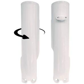 RTECH FORK PROTECTORS - GUARDS RTECH FULL WRAP HUSQVARANA TC125 TC250 FC250 FC350 FC450 23-24 WHITE