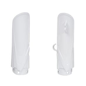 RTECH FORK PROTECTORS - GUARDS RTECH PAIR YAMAHA YZ65 18-21 WHITE