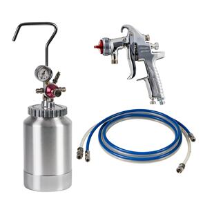 IWATA 2SPRAY PRESSURE POT 2L POT + GAUGES