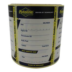 PUTOLINE SERVICE REMINDER LABEL /STICKER ROLL 100PCS (80277)