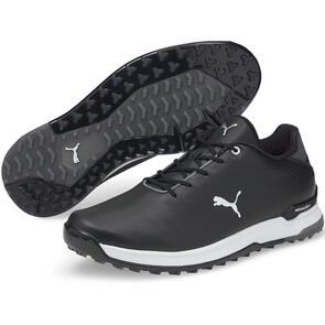 PUMA PROADAPT ALPHACAT LEATHER GOLF SHOES - PUMA BLACK/PUMA SILVER