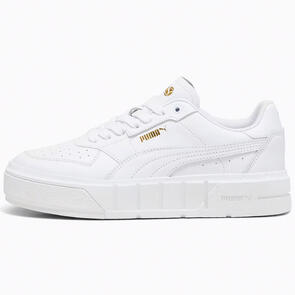 PUMA WOMENS CALI COURT LEATHER PUMA WHITE