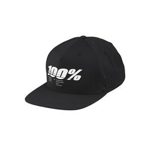 100% DRIVE SNAPBACK HAT BLACK