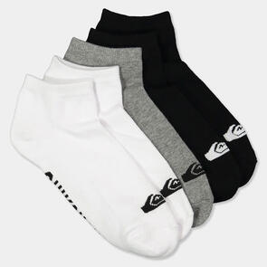 QUIKSILVER 5 PACK ANKLE ASSORTED