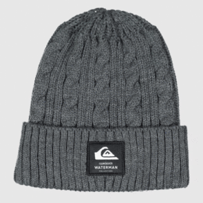 QUIKSILVER CABLE BEANIE CHARCOAL HEATHER