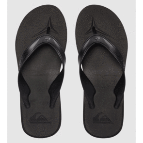 QUIKSILVER CARVER II DELUXE BLACK/BLACK/BROWN