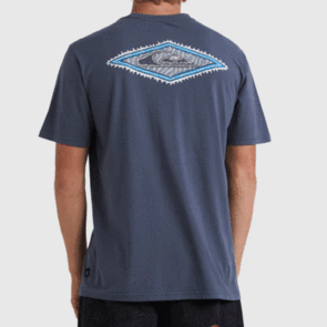 QUIKSILVER DIAMOND SS TEE IRON GATE
