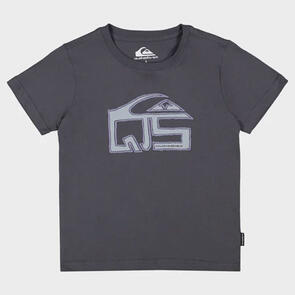 QUIKSILVER GROMS OMNI TERRA SS BOY SCREEN TEE IRON GATE