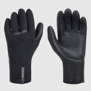 QUIKSILVER MARATHON SESSIONS 1.5 5 FINGER GLOVES BLACK