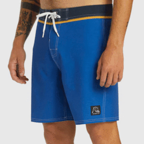 QUIKSILVER ORIGINAL STRAIGHT LEG SOLID 18" SHORTS MONACO BLUE