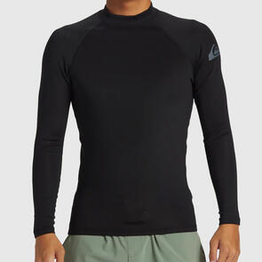 QUIKSILVER EVERYDAY HEAT LS L/SL SURF TEE BLACK