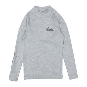 QUIKSILVER EVERYDAY SOLID UPF50 LS YOUTH QUARRY HEATHER