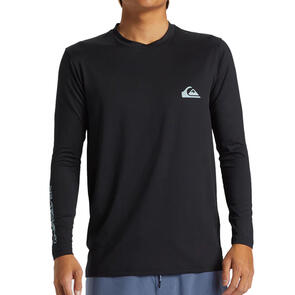 QUIKSILVER EVERYDAY SURF TEE LS L/SL SURF TEE BLACK