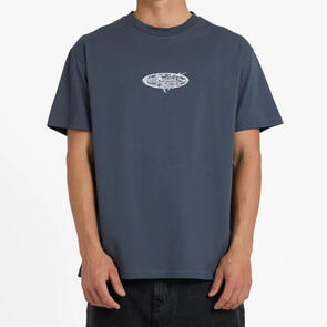QUIKSILVER HEAVY PETAL SS TEE BLACK/TURBULENCE