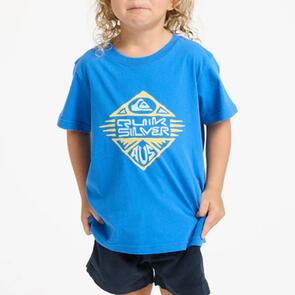 QUIKSILVER HERITAGE DIAMOND SS BOY SCREEN TEE NEBULAS BLUE