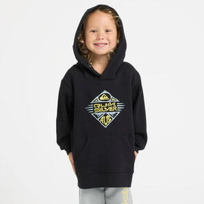 QUIKSILVER HERITAGE DIAMOND HOODIE BOY FLEECE TOP BLACK