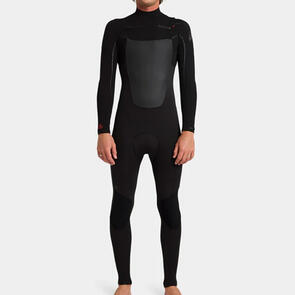QUIKSILVER MARATHON SESSIONS 3/2 CHESTZIP STEAMER BLACK