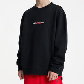 QUIKSILVER MERCURY TRIDENT CREW YOUTH FLEECE CREW BLACK