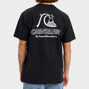 QUIKSILVER OG BOARDSHORT CO SS TEE BLACK