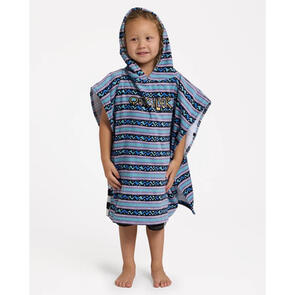 QUIKSILVER PITTED HOODED TOWEL STILLWATER