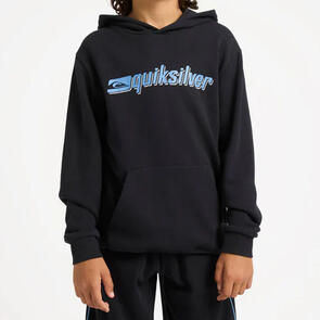 QUIKSILVER REFLEX HOODIE YTH FLEECE HOOD BLACK