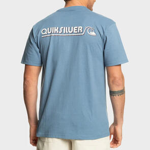 QUIKSILVER RETRO BUBBLE SS TEE CORONET BLUE