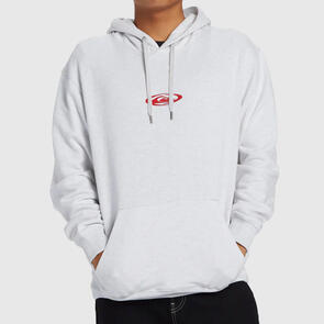 QUIKSILVER SATURN HOODIE WHITE MARBLE HEATHER