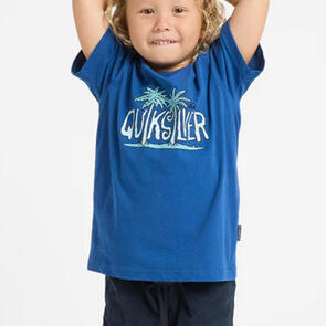 QUIKSILVER SHADEY DAYS SS BOY SCREEN TEE MONACO BLUE