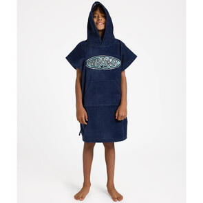 QUIKSILVER YOUTH WAXHEADS HOODED TOWEL MOOD INDIGO