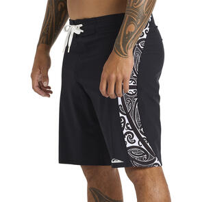 QUIKSILVER X KEHU BUTLER MANGOTU BOARDSHORT 20 BOARDSHORT BLACK