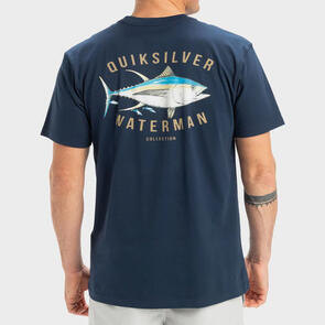 QUIKSILVER YELLOW FINS SS SHORT SLEEVE NAVY