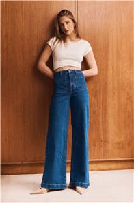 ROLLAS SAILOR JEAN ECO RUBY BLUE ORGANIC DARK BLUE