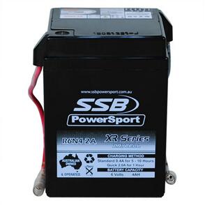 SUPER START BATTERIES (Y6N4-2A) AGM 6V 4AH BY SSB HIGH PERFORMANCE