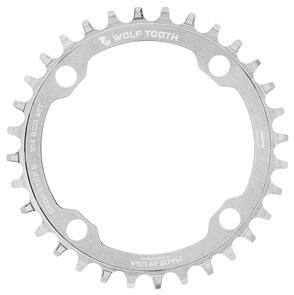 WOLF TOOTH 104 BCD CHAINRING 32T DROP-STOP B RAW SILVER