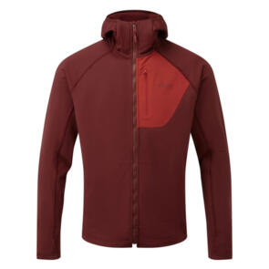 RAB SUPERFLUX HOODY OXBLOOD RED/ASCENT RED