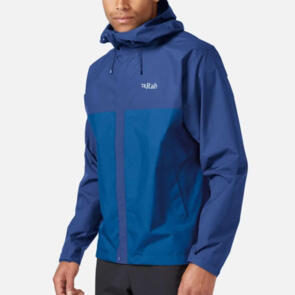 RAB DOWNPOUR ECO JACKET NIGHTFALL BLUE/ASCENT BLUE