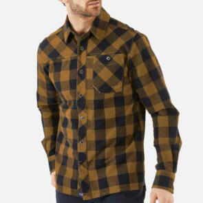 RAB BOUNDARY SHIRT CARAMEL CHECK