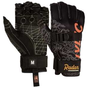 RADAR 2024 WOMENS LYRIC INSIDE OUT GLOVES (BLACK / GREY / CORAL)