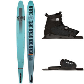 RADAR 2026 GRAPHITE SENATE VECTOR SLALOM SKI PACKAGE