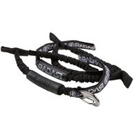 RADAR 6FT ADJUSTABLE WEBBING BUNGEE BOAT DOCK TIE - BLACK