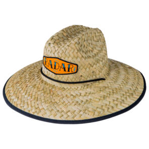 RADAR PADDLERS SUN HAT (TAN STRAW / COLLAGE NYLON)