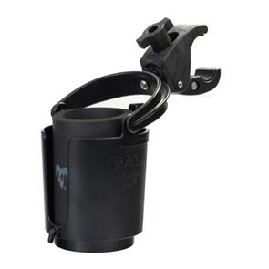 RAM MOUNTS LEVEL CUP 16OZ DRINK HOLDER WITH RAM TOUGH-CLAW MOUNT