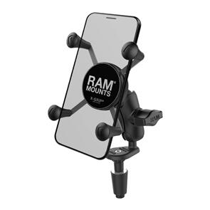 RAM MOUNTS X-GRIP PHONE HOLDER WITH MOTORCYCLE FORK STEM BASE