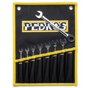 PEDROS RATCHETING COMBO WRENCH SET