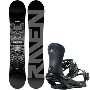 RAVEN MYSTIC CAMBER SNOWBOARD PACKAGE
