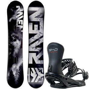 RAVEN WOLF CAMBER SNOWBOARD PACKAGE