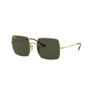 RAY-BAN SQUARE 1971 CLASSIC, GOLD GREEN G-15 FRAME