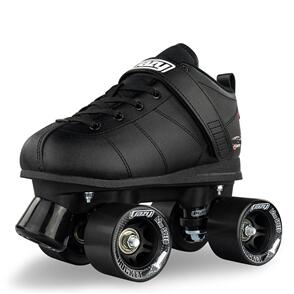 CRAZY SKATES ROCKET BLACK ROLLER SKATES
