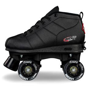 CRAZY SKATES ROCKET JR BLACK SIZE ADJUSTABLE ROLLER SKATES