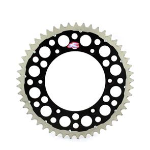 RENTHAL RE112052051GPBK RENTHAL SPROCKET TWINRING BLK 51T BI-METAL GROOVED PKD